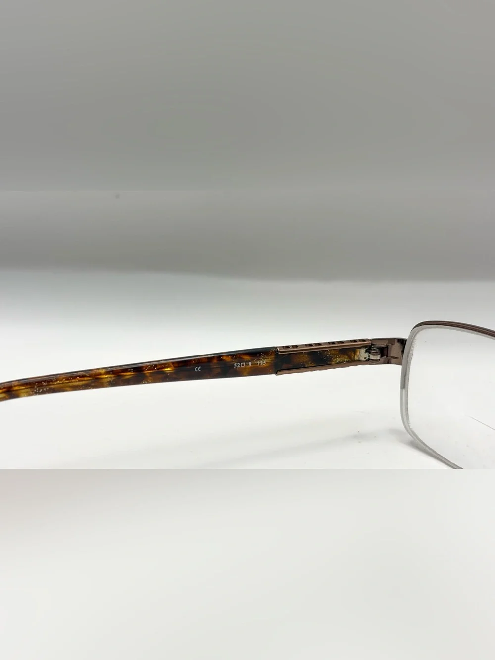 Oscar de la Renta OSL466 Brown Half-Rim Sunglasses Frames Only